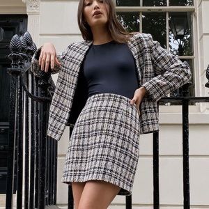 Babaton Tweed Skirt Suit